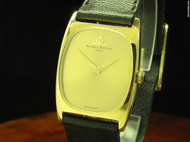 replica Baume & Mercier Elegante Mechanische & 18kt Gold Damenuhr WATCHES 1