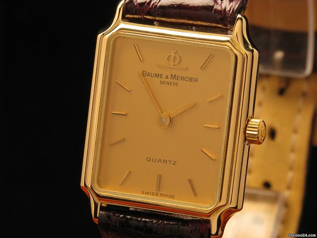 replica Baume & Mercier Elegante & 18kt 750 Gold Damenuhr WATCHES 1