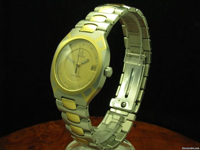 Omega Seamaster 18kt Gold / Edelstahl Herrenuhr Mit Datum WATCHES 2