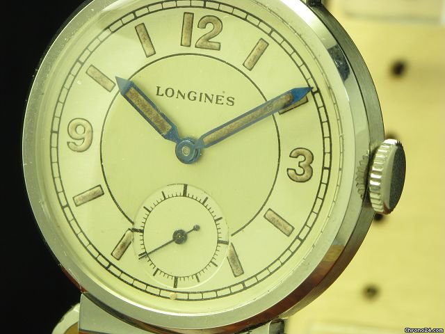 replica Longines Herrenuhr Stahl Mit Two-tone-dial Von 1941 WATCHES 1