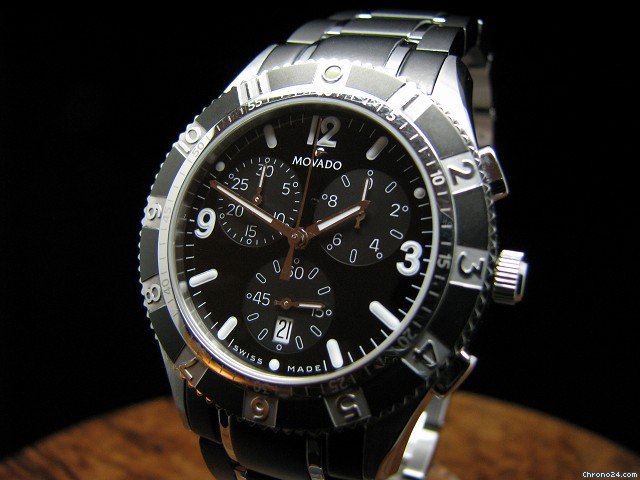 Movado Edelstahl Herren Chronograph Mit Datum / Wie Neu WATCHES 2