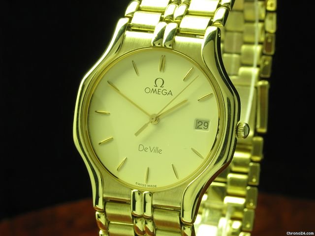 replica Omega De Ville 14kt 585 Gold Herrenuhr WATCHES 1