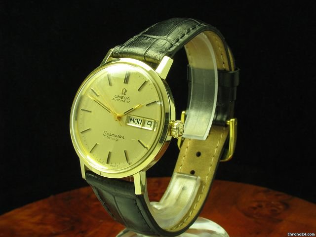 Omega Seamaster De Ville 14kt. Gold Day-date Automatic Herrenuhr WATCHES 2