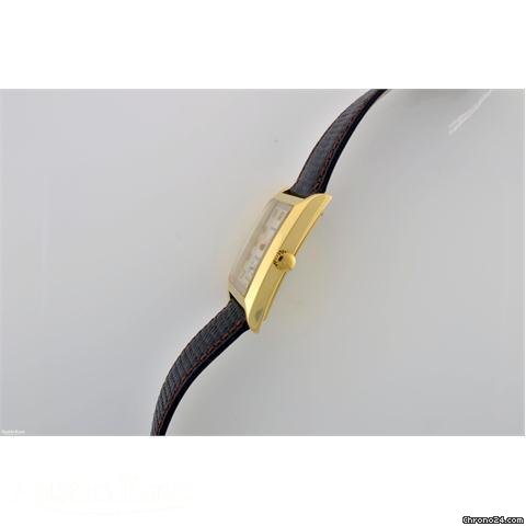 Longines Dolce Vita Elegance 18ct gold manual on strap WATCHES 2