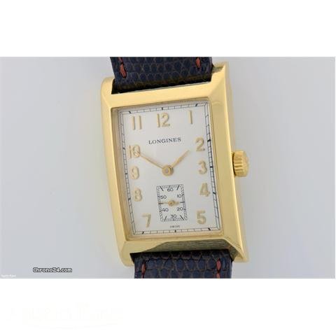 replica Longines Dolce Vita Elegance 18ct gold manual on strap WATCHES 1