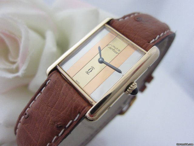 replica Cartier Tank Tricolor WATCHES 1 
