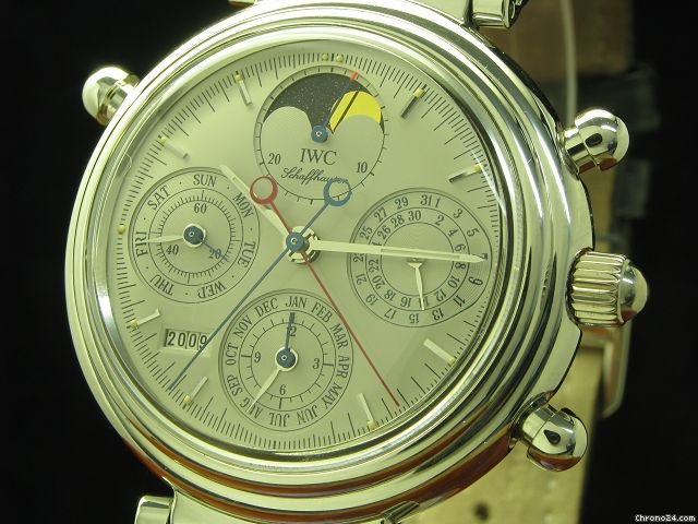 replica IWC Da Vinci Ewiger Kalender Rattrapante Platin WATCHES 1