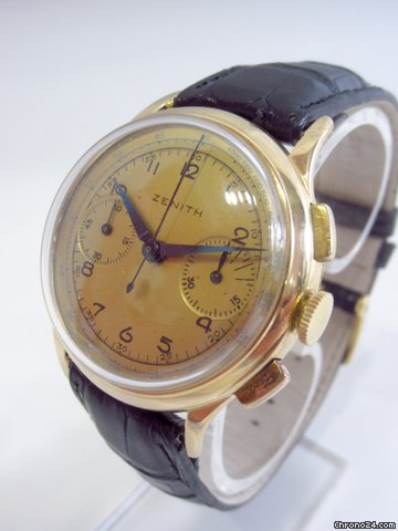 replica Zenith Chronograph Vintage 1940 Gold 18k WATCHES 1