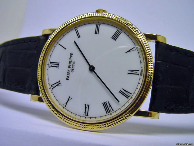 replica Patek Philippe CALATRAVA Ref. 3520D - Porzellan Zifferblatt WATCHES 1