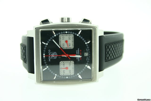 TAG Heuer MONACO CALIBRE 12 AUTOMATIC CHRONOGRAPH 39 MM CAW2114.FT6021 WATCHES 2