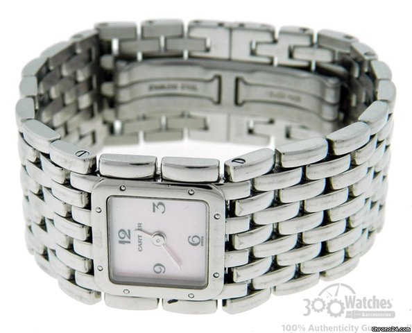 Cartier Panthere Ruban 2420 Pink Mother of Pearl Quartz Watch WATCHES 2