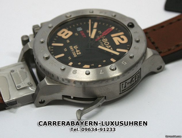 replica U-Boat U-42 GMT Titan limited Edition WATCHES 1