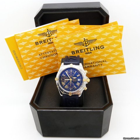 Breitling Crosswind Stahl / Gold mit Box & Papieren aus 2004 WATCHES 2