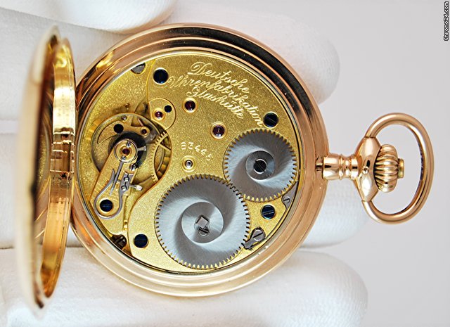 replica A. Lange & Sohne DUF Savoette Taschenuhr 585 Gold WATCHES 1 