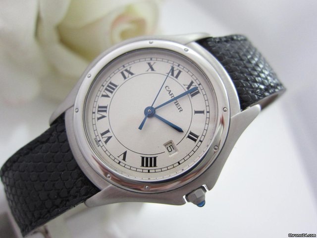 Cartier Cougar Stahl Faltschliesse WATCHES 2