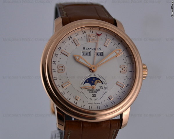 replica Blancpain Leman Triple Date Complete Calendar 18K Rose Gold 40MM WATCHES 1