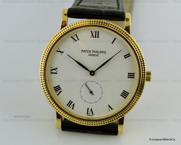 Patek Philippe Calatrava 18K Yellow Gold 33MM WATCHES 2