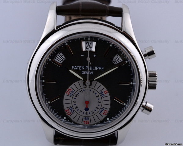 Patek Philippe Platinum Chronograph Annual Calendar Grey Dial 40.5MM WATCHES 2