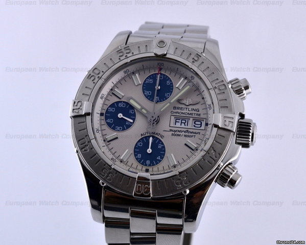 Breitling Super Ocean Chronograph SS/SS White Dial 42MM WATCHES 2