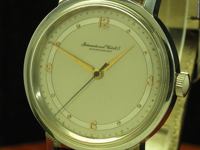 replica IWC Schaffhausen Edelstahl Handaufzug Herrenuhr Kaliber 89 Von 1964 Wie Nos WATCHES 1