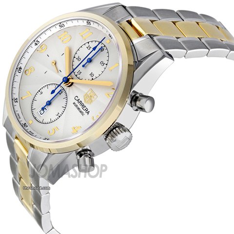 TAG Heuer Carrera Heritage Chronograph Silver Dial Automatic Mens Watch CAS2150.BD0731 WATCHES 2