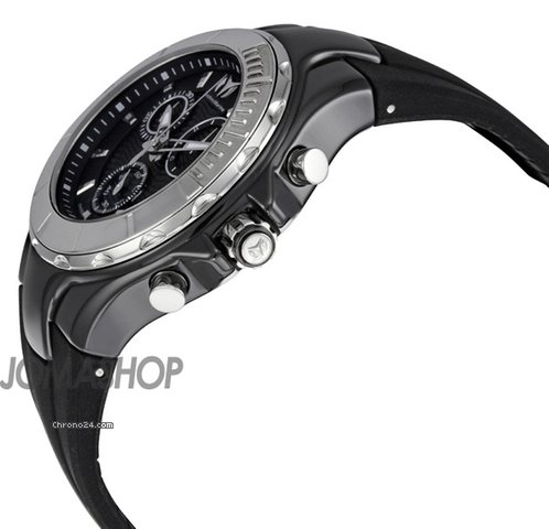 Technomarine Cruise Ceramic Black Dial Chronograph Unisex Watch 110028 WATCHES 2