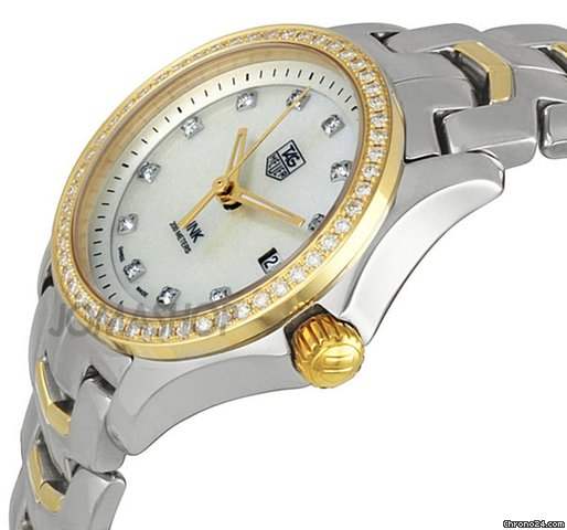 TAG Heuer Link Diamond 18kt Yellow Gold and Steel Ladies Watch WJF1354.BB0581 WATCHES 2