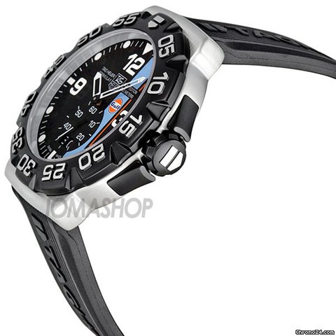 TAG Heuer Formula 1 Black Dial Rubber Strap Quartz Mens Watch WAH1013.FT6026 WATCHES 2