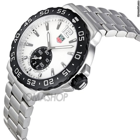 TAG Heuer Formula 1 White Dial Stainless Steel Mens Watch WAU111.BA0858 WATCHES 2