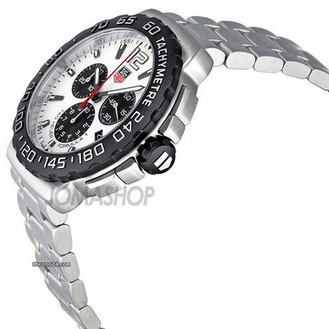TAG Heuer Formula 1 Chronograph White Dial Stainless Steel Mens Watch CAU1111.BA0858 WATCHES 2