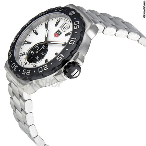 TAG Heuer Formula 1 Grande Date White Dial Stainless Steel Mens Watch WAU1111.BA0858 WATCHES 2
