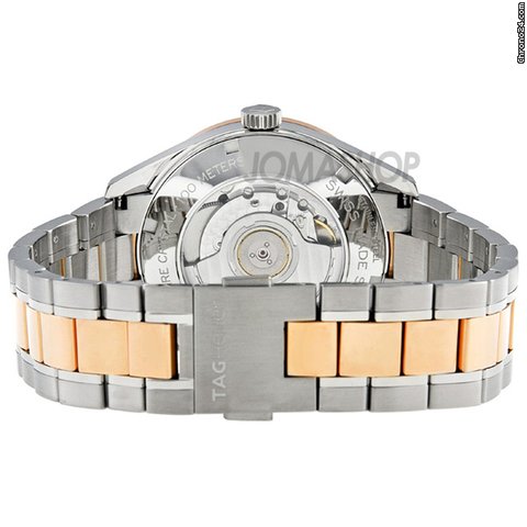 replica TAG Heuer Carrera Heritage Silver Dial Automatic Steel and 18kt Rose Gold Mens Watch WAS2151.BD0734 WATCHES 1