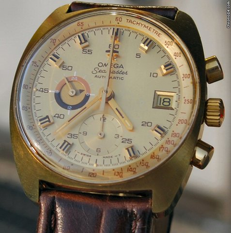 Omega Seamaster Chrono Automatico Pl. Oro Del 1972 WATCHES 2