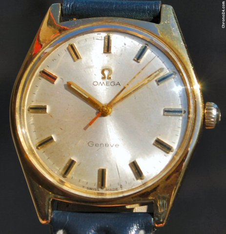Omega Geneve Raro Carica Manuale Del 1969 Placcato Oro WATCHES 2