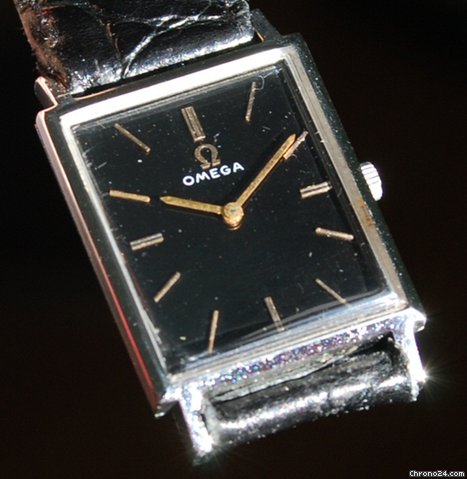 Omega Automatic Nero Rettangolare 1966 Acciaio + Garanz WATCHES 2