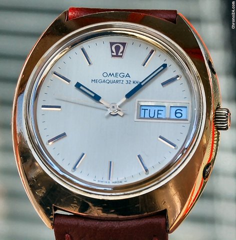 replica Omega Megaquartz 32 Khz Placcato Oro 20 Microns Raro WATCHES 1