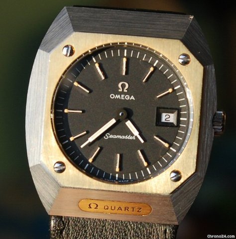 Omega Seamaster Quarzo Del 1976 Acciaio Oro Nuovo WATCHES 2