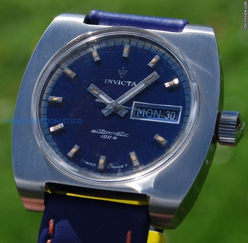 replica Invicta In Acciaio Automatic Rarissimo Sub 100 Mt. Anni 70 WATCHES 1