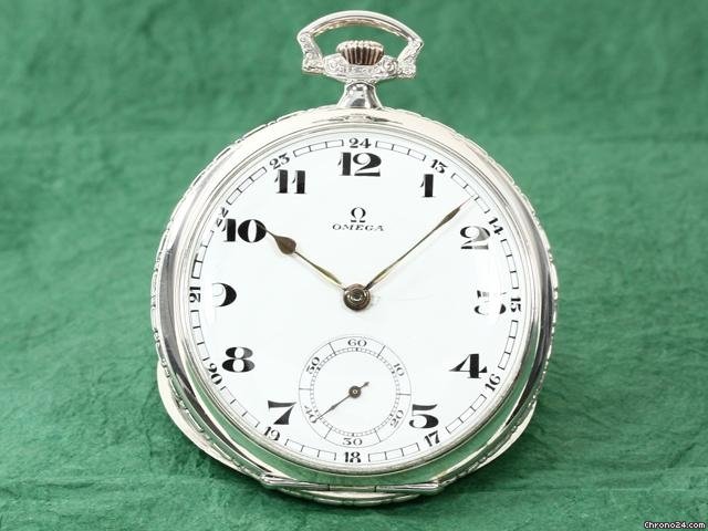 replica Omega Taschenuhr Silber Handaufzug WATCHES 1