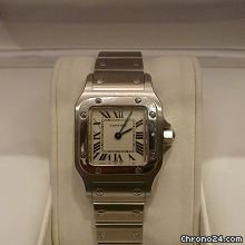 Cartier mini santos GALBEE quartz ss box and paers WATCHES 2