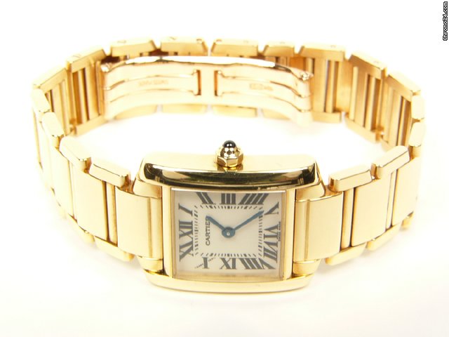 Cartier Tank Francaise lady yellow gold Mod. 2385 WATCHES 2