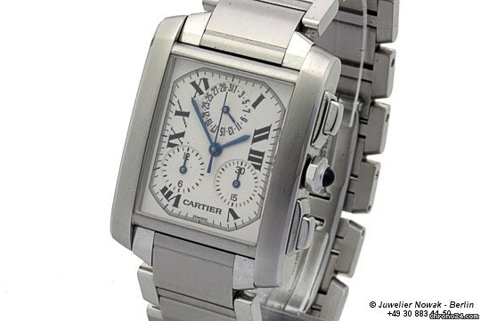 replica Cartier Tank Francaise Chronograph WATCHES 1