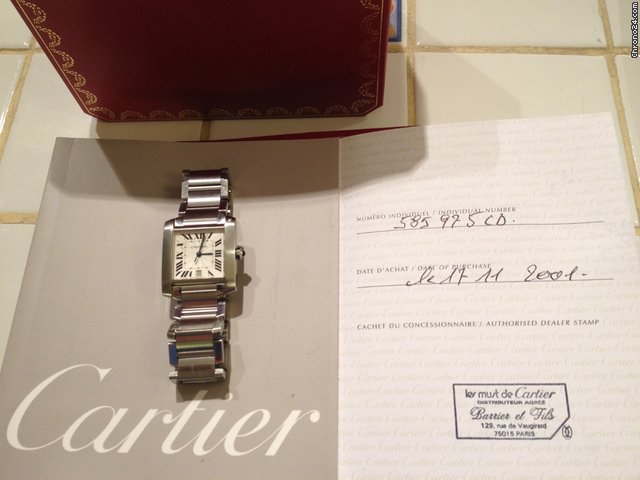 replica Cartier tank francaise men big size WATCHES 1