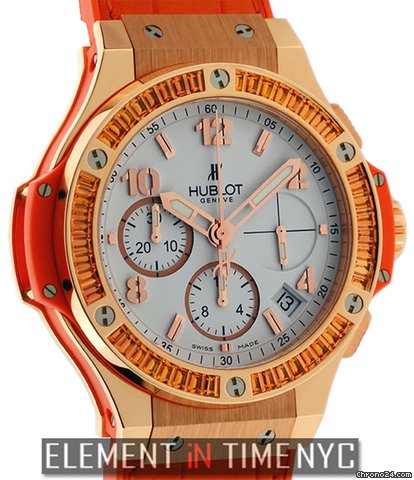 Hublot Big Bang Gold Tutti Frutti 41mm Orange 18k RG NIB WATCHES 2