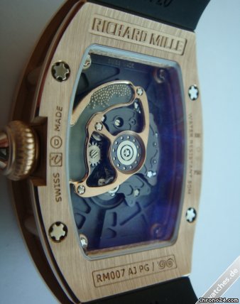 Richard Mille RM 007 PG - RM007 Black Dial/Bezel Diamonds WATCHES 2