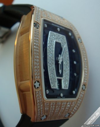 replica Richard Mille RM 007 PG - RM007 Black Dial/Bezel Diamonds WATCHES 1
