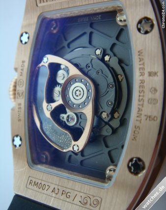 Richard Mille RM 007 PG - RM007 Red Dial/Bezel Diamonds WATCHES 2