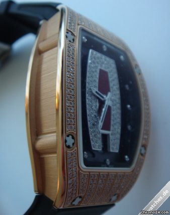 replica Richard Mille RM 007 PG - RM007 Red Dial/Bezel Diamonds WATCHES 1
