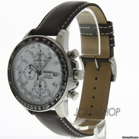 Seiko Flight Chronograph Solar Quartz Mens Watch SSC013P1 WATCHES 2
