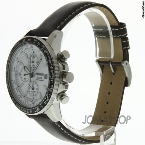 replica Seiko Flight Chronograph Solar Quartz Mens Watch SSC013P1 WATCHES 1